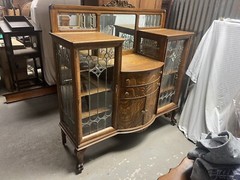 Oak Double China Buffet