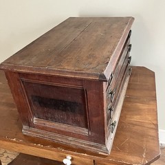 Vintage Willimantic Spool Cabinet