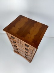 Chest of Drawers Archive Cabinet Hallway End Table Nightstand carved wood Inlay