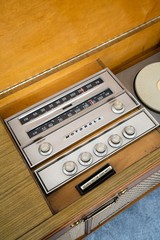 Mid Century Modern Stereo Console Motorola Radio HiFi Record Player Stereophonic