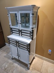 Antique Vintage BOWN STEEL Aseptic Dental / Medical Cabinet Circa 1909. Beauty!