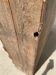 Antique Vintage Display Cabinet Wood Cubby Parts Bin Apothecary Nesting Prim