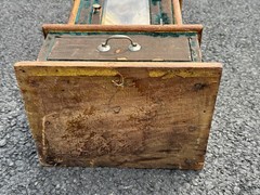 Antique Victorian 1800s Table Top JEWELRY Display Cabinet Apothecary Primitive