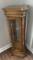 1970s Drexel Illuminated Display Cabinet Plant Stand