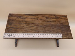 Vintage Apprentice Miniature Dinning Table Handmade Wooden Accessories #2