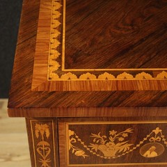 Italian dresser furniture commode inlaid wood chest of drawers Louis XVI style