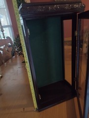 French Wood Glass Showcase