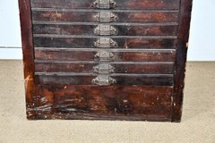Antique Printers Cabinet Apothecary Cabinet