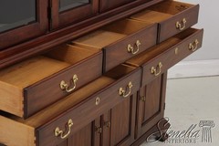 L74043: HENKEL HARRIS Mahogany 4 Door China Cabinet