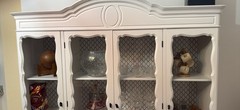 Antique China Cabinet Fruit Wood