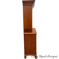 antique diminutive chippendale dutch cupboard step back cabinet farm house