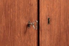 Mid-Century Scandinavian Teak Wood Storage Cabinet in the Style of Afdal