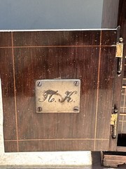 AN UNUSUAL MINIATURE CARVED WOOD APPRENTICE CABINET