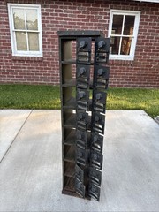 Antique Post Office Boxes Metal Cabinet Vintage United States P.O. Box 16 Door