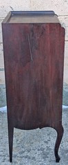 Antique Vintage Victorian Old Solid Mahogany Record Storage Sheet Music Cabinet