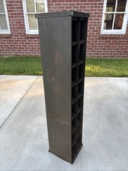 Antique Post Office Boxes Metal Cabinet Vintage United States P.O. Box 16 Door