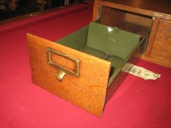 Solid Quartersawn Oak Globe Wernicke 2 Drawer File Box Cabinet 20″x16.5″x 7.75″