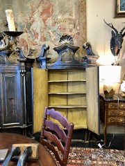18TH CENTURY PAIR VENETIAN POLYCHROME CABINETS