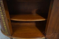 L65314: JOHN WIDDICOMB Neoclassical Ebonized Top Commode Cabinet