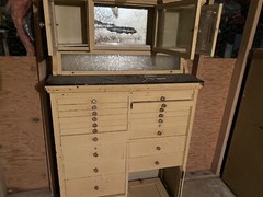 vintage dental cabinetry