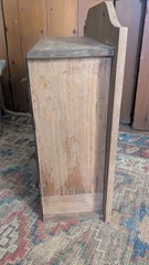 Antique Old Primitive Wood 12 Drawer Apothecary Spice Storage Cabinet 16″