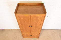 Stickley Mission Oak Arts & Crafts Media Armoire Cabinet
