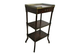Napoleon III style French Étagère Cabinet Shelf 3 Tier Marquetry Mermaids WOW