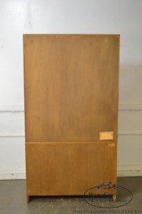 Brandt Ranch Oak Large 2 Piece Bookcase Hutch Cabinet