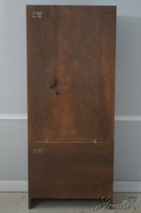 73492: ETHAN ALLEN Maple 2 Door China Cabinet