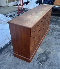 Vintage Multi Drawer Pine Cabinet