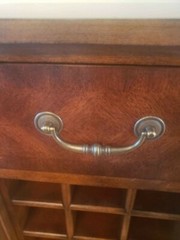 Ethan Allen Vintage Wine Cabinet