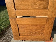 Antique Oak Wood Yawnan and Erne Mfg Co. Stacking Cabinet 28 Index File Drawers