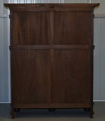 RARE DUTCH STUNNING 1940’S ORNATELY HAND CARVED CUPBOARD PART LARGE OFFICE SUITE