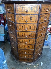 Vintage Country Store Screw & Bolt Cabinet – Early 1900s – 72 Draws