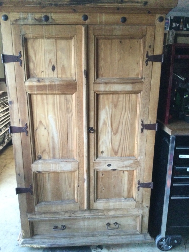 Custom Built Pine Cabinet For TV