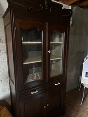 Antique Primitive Cabinet Cupboard Farmhouse