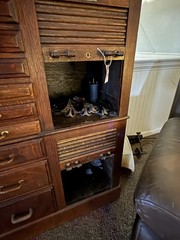 Antique Oak Dental Cabinet made by The Harvard Co Canton Ohio