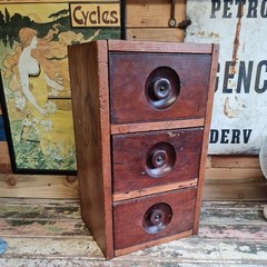 vintage/Antique Apothecary drawers in scratch built unit house home office