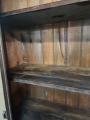 Large Primative Mustard Yellow Pie Safe/ Cabinet