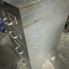 Vintage Cole-steel Metal File Cabinet Grey Industrial ￼