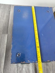 Vintage Metal 2 Drawer Index Card File Cabinet, Unbranded, Shabby Paint blue