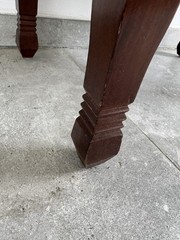 Antique French drinks cabinet, oak (1800s) found in Paris, with glass windows