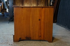 Mid Century Early American Style Apothecary Cabinet Spice Chest Side End Table