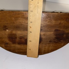 Hand Carved Georgian Regency Style Church English Oak Wall Bracket Candle Shelf
