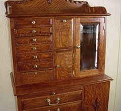 Antique Oak American Cabinet Co. Dental Cabinet #51