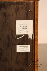 Thomasville Lighted Oak China Cabinet