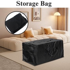 Black Storage Cabinet Cover, Oxford Cloth Material 52*27*27inch