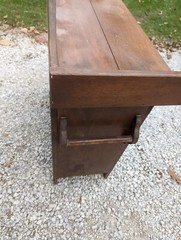 Antique Early 1900s DRY SINK Wash Basin PRIMITIVE Hinges , Hardware & Latches