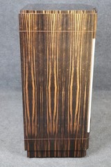 Custom-Made French Macassar Ebony Ruhlman Style Art Deco Bar or Media Cabinet