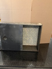 Vintage Hoosier Metal Bread Drawer Cabinet Bin 14x20x6 Kitchen Restoration